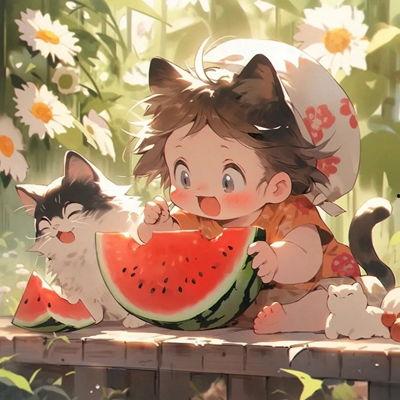 吃瓜搞笑动漫图片,动漫搞笑瞬间大盘点